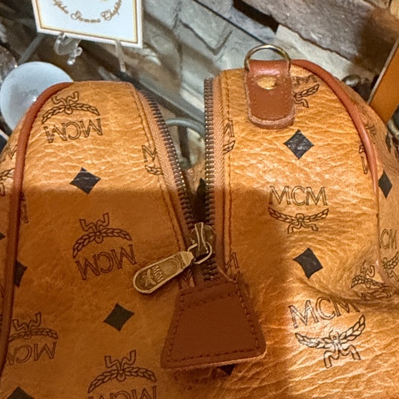 MCM Cognac Visetos Satchel - Picture 13 of 14